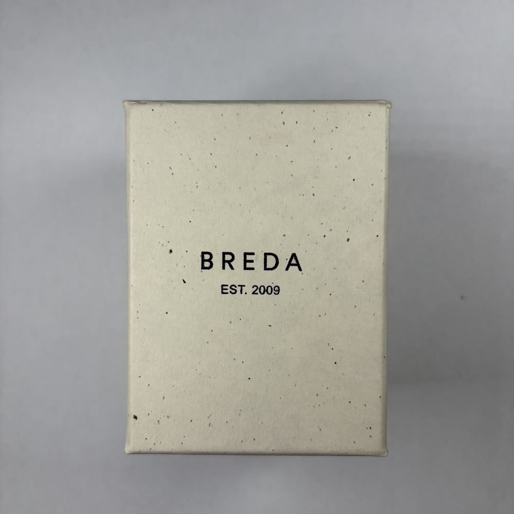 BREDA Virgil 1736j Rectangle Green Dial Brown Croc Leather Band Watch - Picture 7 of 8